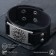 Bracelet-reinforcing "Kolovrat" the sun, black color with black silver, 23 cm