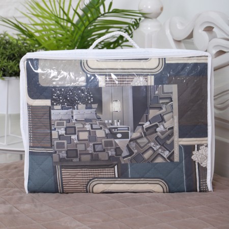 Labyrinth cover 150x210cm, beige, calico 120g/m, HL 100%-5
