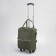 Bag-rug 2 in 1 on wheels 18 ", lightning department, external pocket, green color