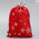 Bag gift plush “I hurry to congratulate”, snowflakes, embossing, 16 x 24 cm +/- 1.5 cm, New Year