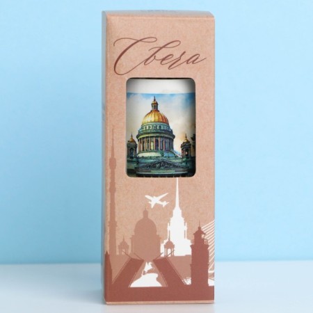 Свеча в колбе "Санкт-Петербург" 8 х 3 см-5