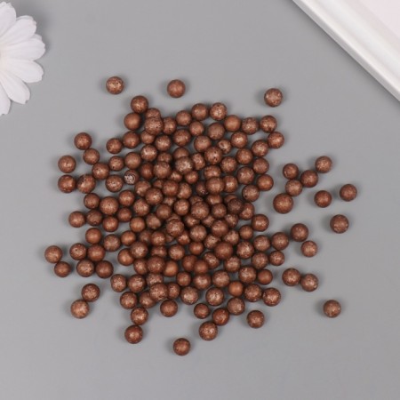 Decor for creativity Polyn -plast "Assorted balls" Brown set 10 grams-1