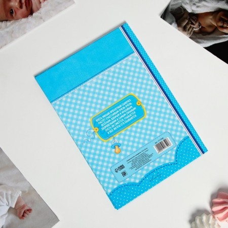 Folder for the birth certificate of the boy "stroller", a5-2