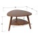 Brooklyn coffee table, 780x770x500, walnut/nut