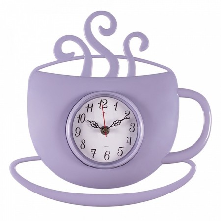 Watch wall, interior "cup with haze", silent, 31.5 x 30.5 cm