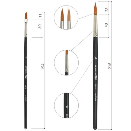 System of Synthetics 12 pieces, Brauberg Art Classic-15