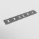 Connecting bar for the built-in track system Technical tra004C-222S, 7x1 cm, silver color