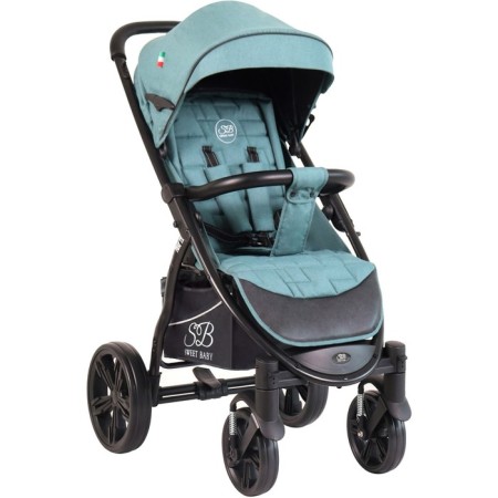 Walking stroller Sweet Baby Carisma, Green color-4