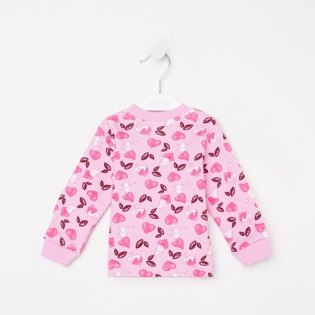 Nursery blouse, pink/bunnies, height 62 cm-2
