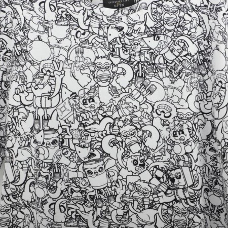 SL T -shirt "CARTOONS", 46, white-5