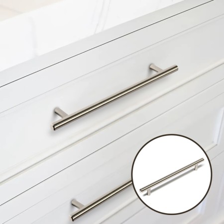 Realing handle, d = 12 mm, m/o 192 mm, color Satin nickel