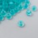 Glass beads 8/0 "Matte translucent. Sea" 10 g