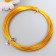 Wire for creativity d 1mm, yellow steering wheel. 10 m