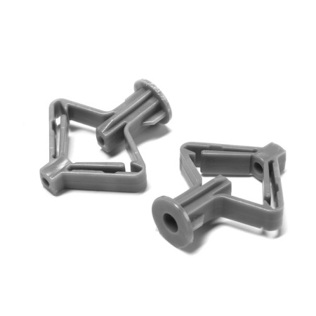 Tundra dowel, type of butterfly 35x32, with a screw, gray color, 25 pcs.-7