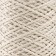 Knitting cord 100% polyester 1mm 200m/75 ± 10g (02-milk)