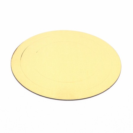 Confectionery substrate, under the cake, gold-white, 30 cm, 3.2 mm-1
