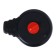 Winter fishing rod "balalaika" Us-1 whip polycarbonate, red color