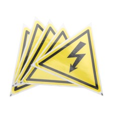 Sticker of Electric Security Sign “Danger of the Electric Counter Control” 160x160x160 mm REXANT