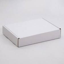 Box for pie, white, 32.6 x 22.9 x 4.8 cm