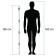 The staff of Santa Claus, 1.6 m, white