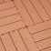 Garden tiles, paving, set - 10 pcs, plastic, brown, 30 x 30 x 2 cm