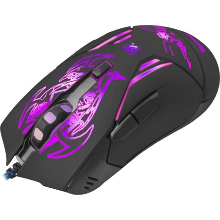 Mouse Defender Bionic GM-250L, wired, game, optical, 3200DPI, black-4