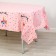 The tablecloth "Unicorn" with stars, 137x137 cm.