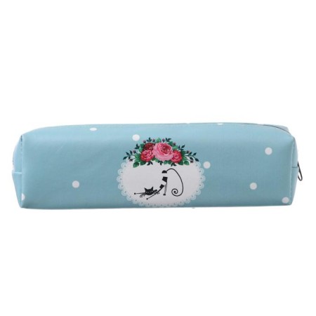 School pencil case with a zipper "cat", mix-7