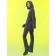 Pants for girls, height 104 cm, dark gray color