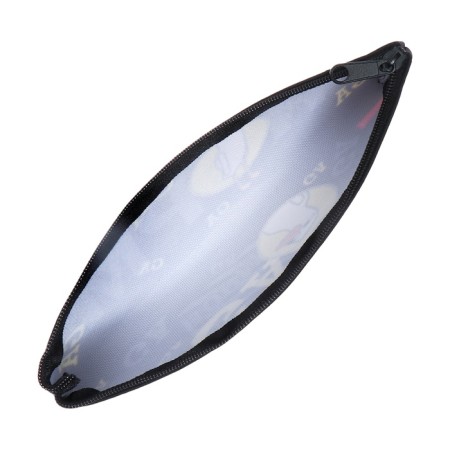 Penal soft, 1 compartment 75 x 195 mm, flat, Hatber, "Ga-ha-ha" black/yellow npk_64200-3