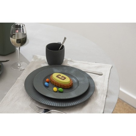 A set of dining plates Liberty Jones Soft RipPles, 27 cm, color gray color-1