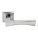 Door handle Rucetti RAP 12-S Sn/CP, color bel. Nickel/chrome