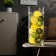 Garland “thread” 5 m with nozzles “white-green balls”, ip20, transparent thread, 20 LED, glow warm white, 220 V