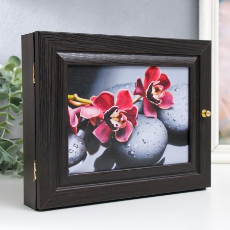 Key "Flowers" Wenge 19x24 cm mix-1