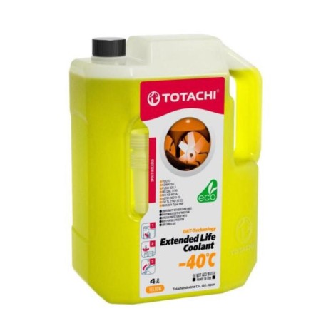 Antifreeze Totachi ELC -40 C, yellow, 4 liters