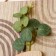 Decorative wood hooks "Abstraction. Rectangle. Flower" 1.5x19.5x23.5 cm