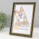 Photo frame Plastic "Vintage" 15x21 cm, black with gold