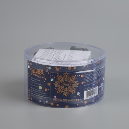 Garland “thread” 50 m dew, IP44, green thread, 500 LED, warm white glow, 8 modes, 31 V-4