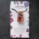 Souvenir-butter with natural stones "Carcerer", 3 x 2 cm