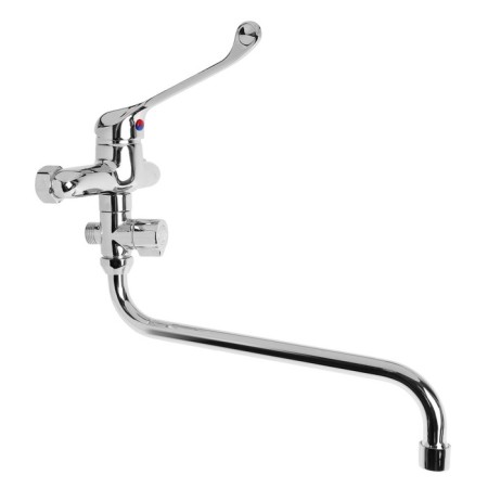 Bath mixer "TsS-SM" ST300117, single-leaf, pouring 300 mm, surgical, chromium