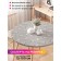 The tablecloth "Fit games", round, oxford, elastic band, size 120x120 cm, diameter 75-100 cm