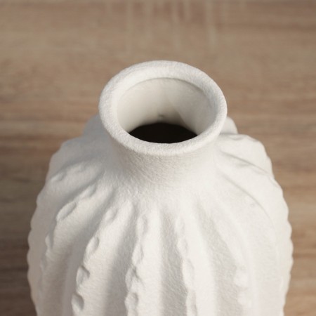 VAZ Coramics Table "Sebastian" D-5 cm, 20x12 cm, white-2