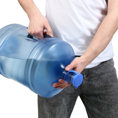 Traffic jam under the cooler bottle, d = 5 cm, 12.5 l, 19 liters-6