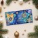 Money envelope "Happy New Year!" embossing, spruce branches, 16.5 x 8.5 cm