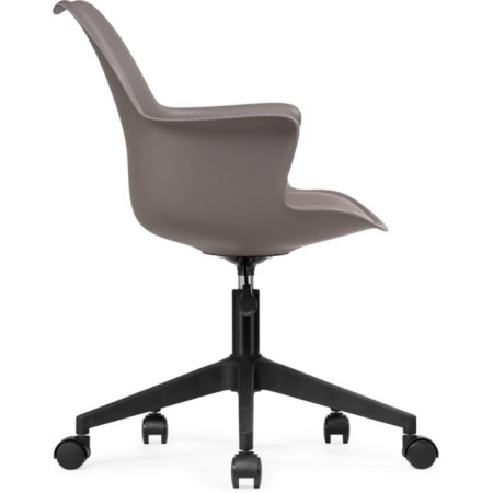 Computer chair tulin plastic/eco -leather, black/gray 60x60x83 cm-2