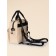 Baby bag, size 9x22x24.5 cm, beige color