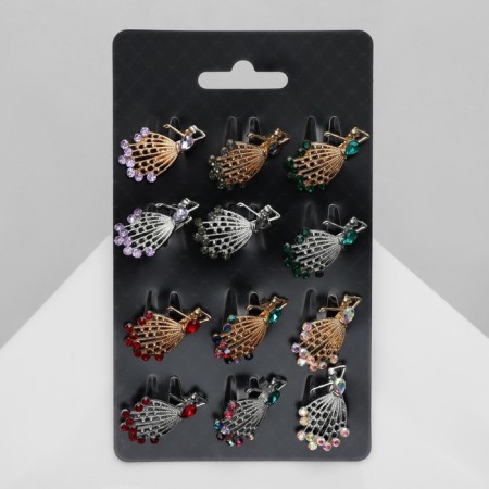 Brooch "Girl" Dancer (indivisible packing 12 pcs., Price per pc.), Mix color
