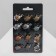 Brooch "Girl" Dancer (indivisible packing 12 pcs., Price per pc.), Mix color