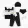 A set for a boy (5 items), black color, height 62