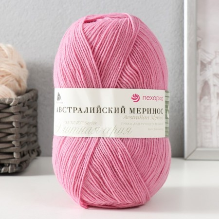 Australian merino yarn 95% gelding, 5% acrylic volumetric 400m/100g (266-film)-4